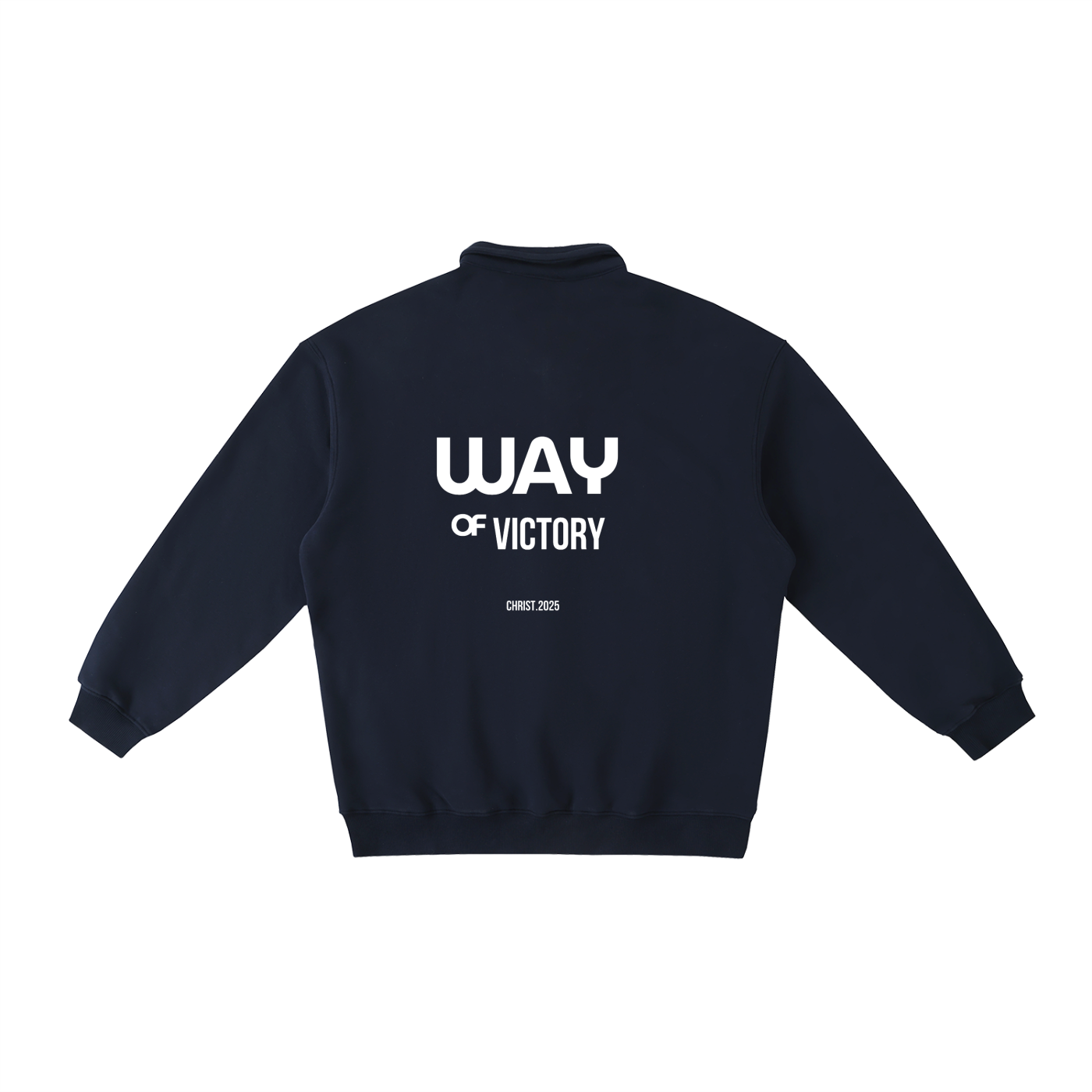 Heavyweight Polo-Collar Sweatshirt