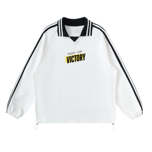 Sweatshirt WOV - White